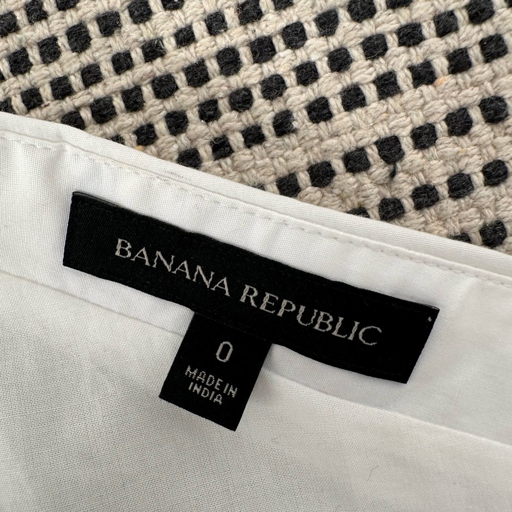 Banana Republic White One-Shoulder Tie-Waist Dress - Picture 5 of 9